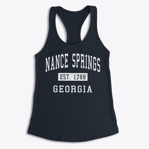 Nance Springs Georgia Classic Established Women's Racerback Tank