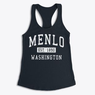 Menlo Washington Classic Established Women's Racerback Tank