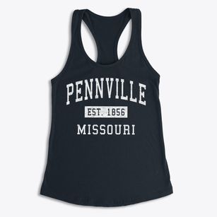 Pennville Missouri Classic Established Women's Racerback Tank