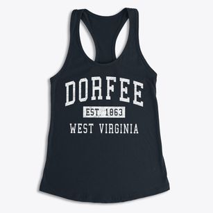Dorfee West Virginia Classic Established Women's Racerback Tank