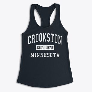 Crookston Minnesota Classic Established Women's Racerback Tank