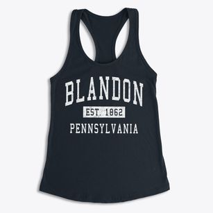 Blandon Pennsylvania Classic Established Women's Racerback Tank