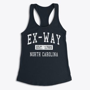 Ex-way North Carolina Classic Established Women's Racerback Tank