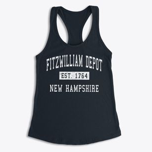 Fitzwilliam Depot New Hampshire Classic Established Women's Racerback Tank