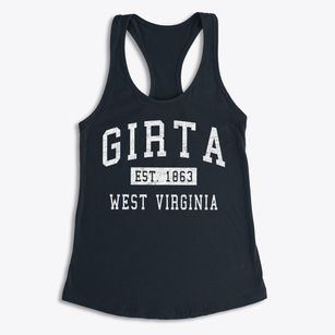 Girta West Virginia Classic Established Women's Racerback Tank