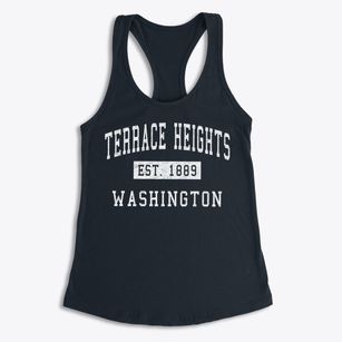 Terrace Heights Washington Classic Established Women's Racerback Tank