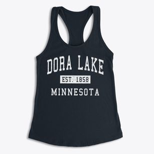 Dora Lake Minnesota Classic Established Women's Racerback Tank