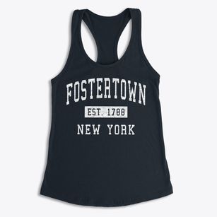 Fostertown New York Classic Established Women's Racerback Tank