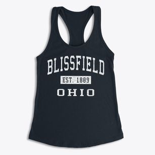 Blissfield Ohio Classic Established Women's Racerback Tank