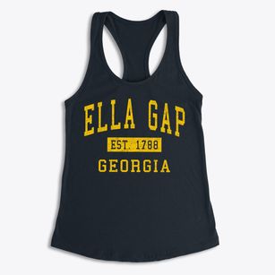 Ella Gap Georgia Classic Established Women's Racerback Tank