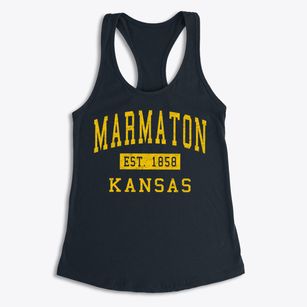 Marmaton Kansas Classic Established Women's Racerback Tank