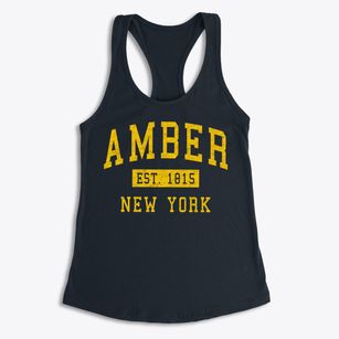 Amber New York Classic Established Women's Racerback Tank