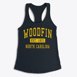 Woodfin North Carolina Classic Established Women's Racerback Tank