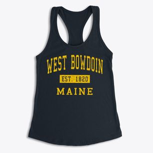 West Bowdoin Maine Classic Established Women's Racerback Tank