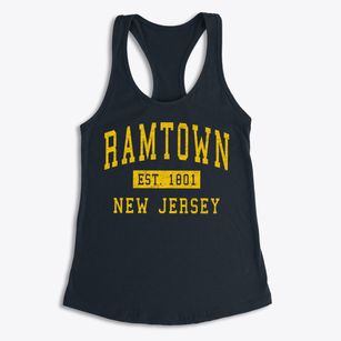 Ramtown New Jersey Classic Established Women's Racerback Tank