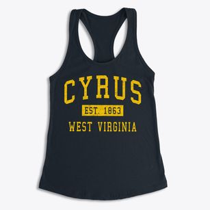 Cyrus West Virginia Classic Established Women's Racerback Tank