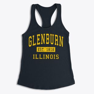 Glenburn Illinois Classic Established Women's Racerback Tank
