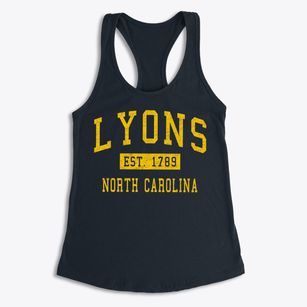 Lyons North Carolina Classic Established Women's Racerback Tank