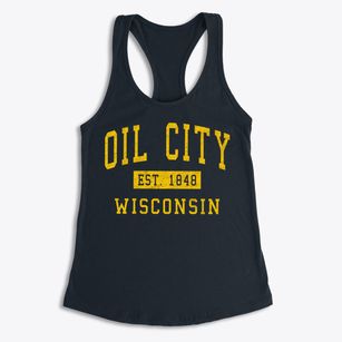 Oil City Wisconsin Classic Established Women's Racerback Tank