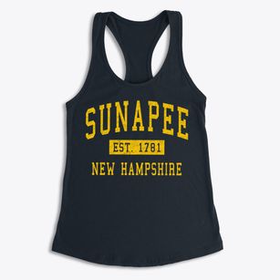 Sunapee New Hampshire Classic Established Women's Racerback Tank