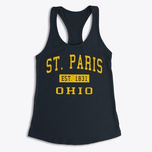 St. Paris Ohio Classic Established Women's Racerback Tank