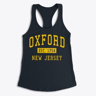 Oxford New Jersey Classic Established Women's Racerback Tank