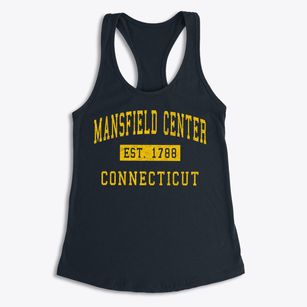 Mansfield Center Connecticut Classic Established Women's Racerback Tank