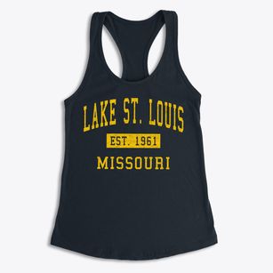Lake St. Louis Missouri Classic Established Women's Racerback Tank