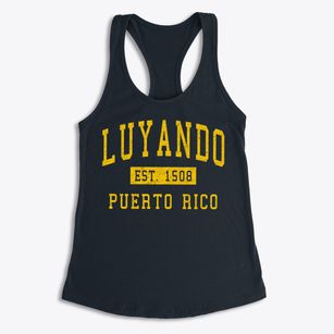 Luyando Puerto Rico Classic Established Women's Racerback Tank