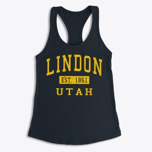 Lindon Utah Classic Established Women's Racerback Tank