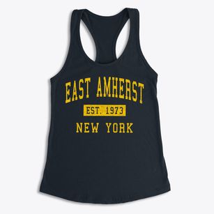East Amherst New York Classic Established Women's Racerback Tank