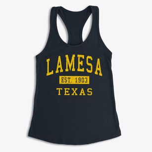 Lamesa Texas Classic Established Women's Racerback Tank