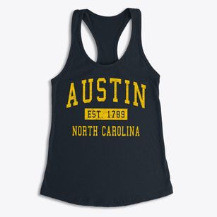 Austin North Carolina Classic Established Women's Racerback Tank