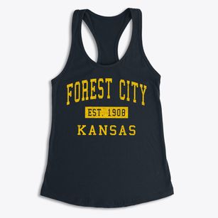 Forest City Kansas Classic Established Women's Racerback Tank