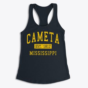 Cameta Mississippi Classic Established Women's Racerback Tank