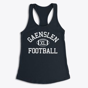 Gaenslen School Classic Football Women's Racerback Tank