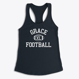 Grace Lutheran School Classic Football Women's Racerback Tank