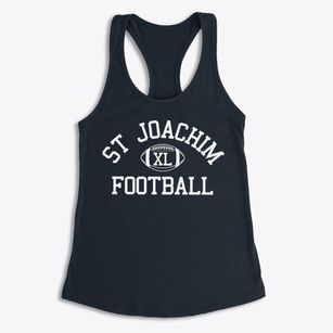 St Joachim Parish Classic Football Women's Racerback Tank