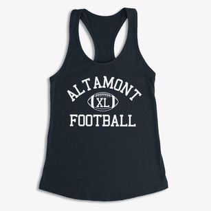 Altamont School Classic Football Women's Racerback Tank