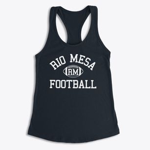 Rio Mesa High School Classic Football Women's Racerback Tank