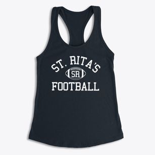Saint Rita's School Classic Football Women's Racerback Tank