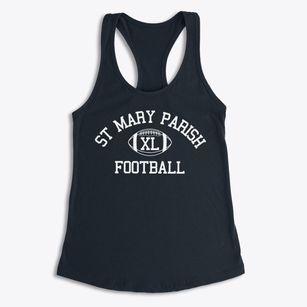 St Mary Parish Classic Football Women's Racerback Tank