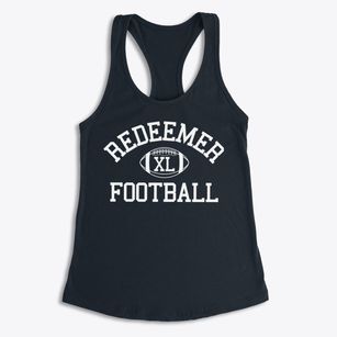 Redeemer Lutheran School Classic Football Women's Racerback Tank