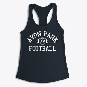 Avon Park High School Classic Football Women's Racerback Tank