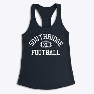 Miami Southridge High School Classic Football Women's Racerback Tank
