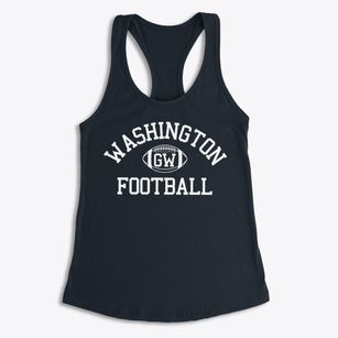 George Washington High School Classic Football Women's Racerback Tank