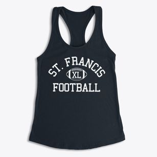 Saint Francis De Sales School Classic Football Women's Racerback Tank