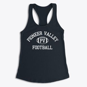 Pioneer Valley Christian School Classic Football Women's Racerback Tank