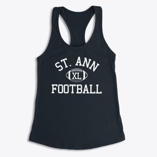 St. Ann Parish Classic Football Women's Racerback Tank