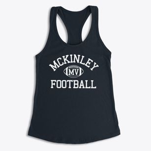 Mckinley Vocational High School Classic Football Women's Racerback Tank